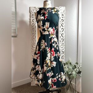 Unique vintage floral sleeveless